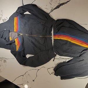 Aviator Nation Set Multi Rainow Stripes S and M